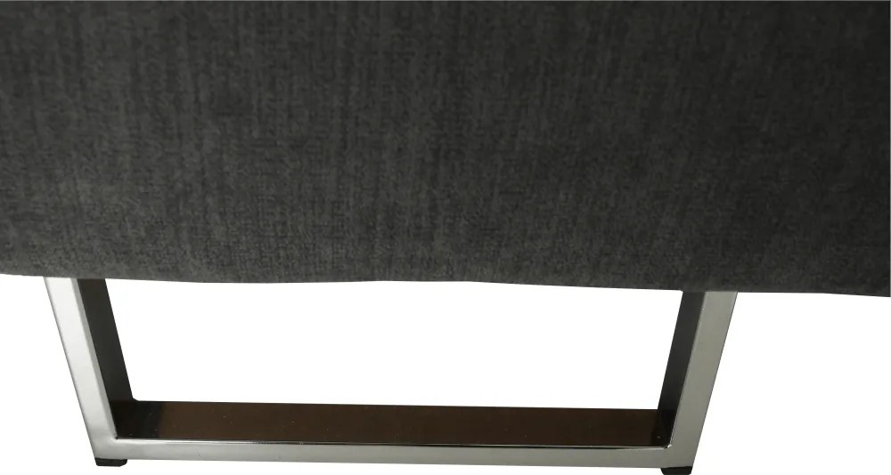 Ülőgarnitúra tárolóhellyel, szürke, szövet, balos, BUTON R