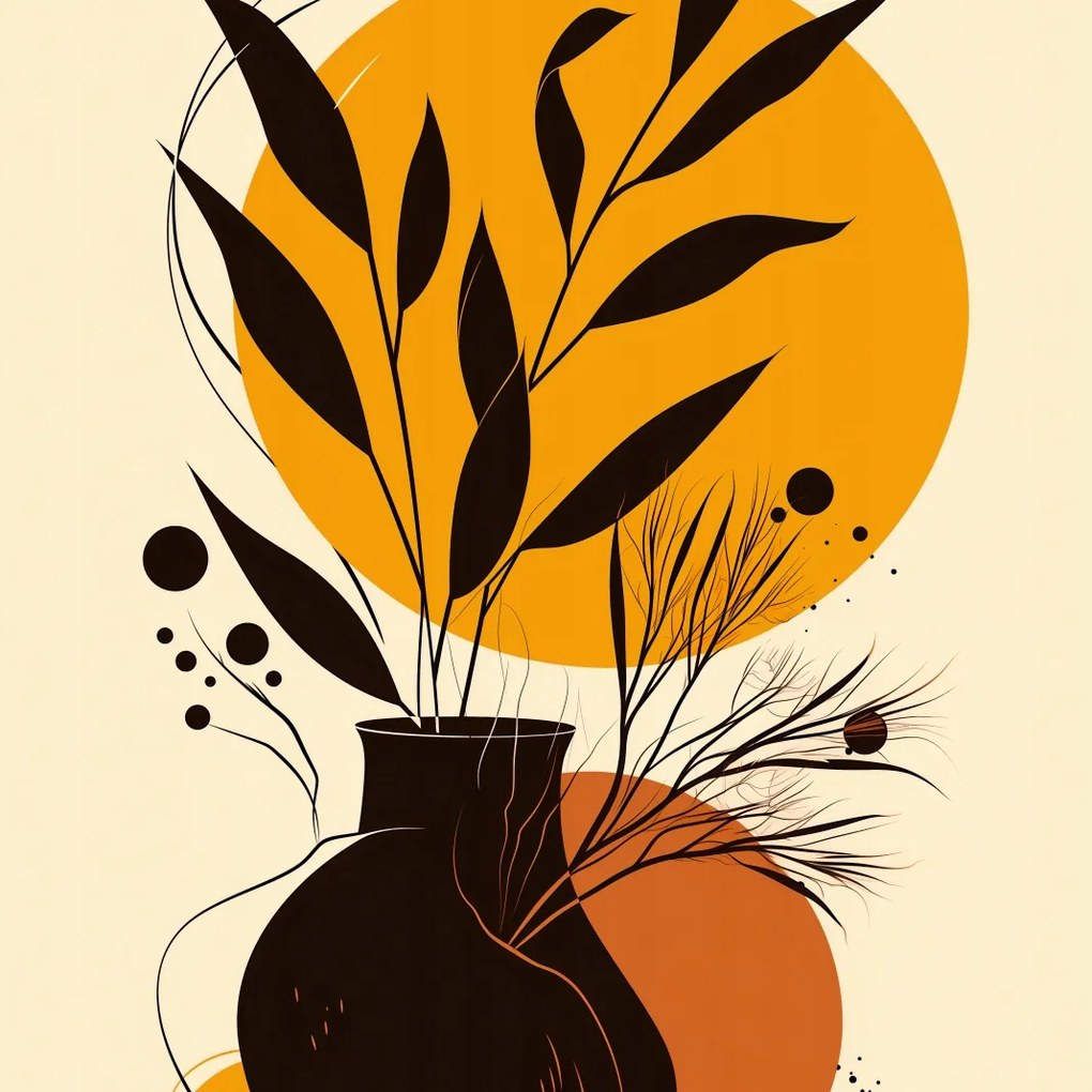 Poszter 20x20cm Aranyszem mező