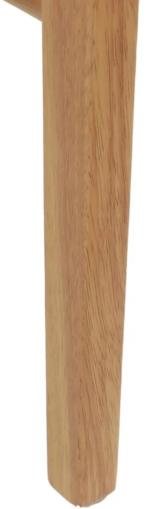 vidaXL Étkezőszék 2 pcs Természetes és világos Tömör fa