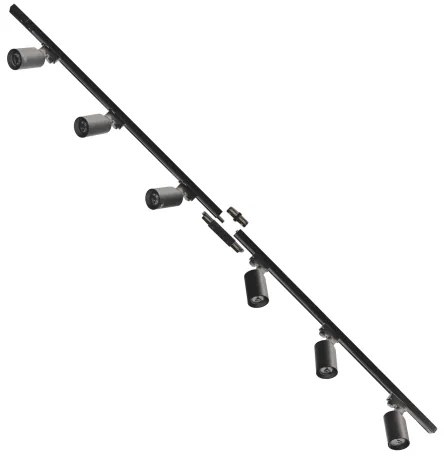 Zuma Line 3025 - Spotlámpa sínrendszerrel TORE 6xGU10/35W/230V fekete