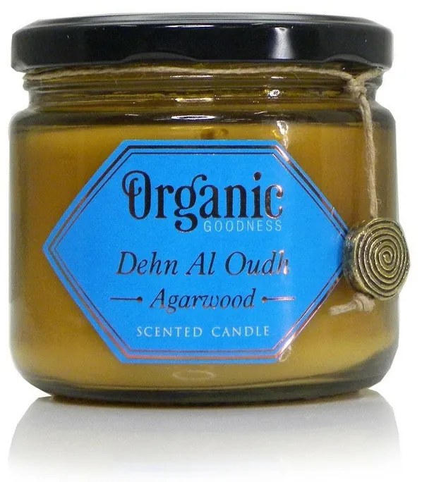 Dehn Al Oudh - Agarwood 200 g organikus gyertyaborostyánszínű üvegben