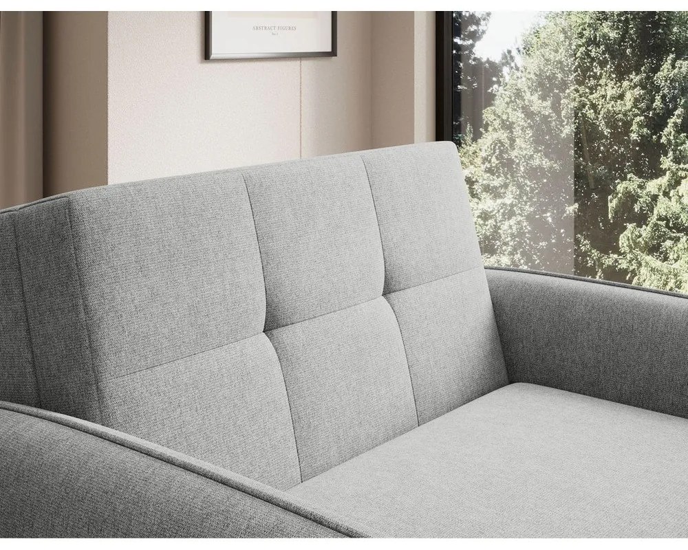 Világosszürke fotel Laine – ELTAP