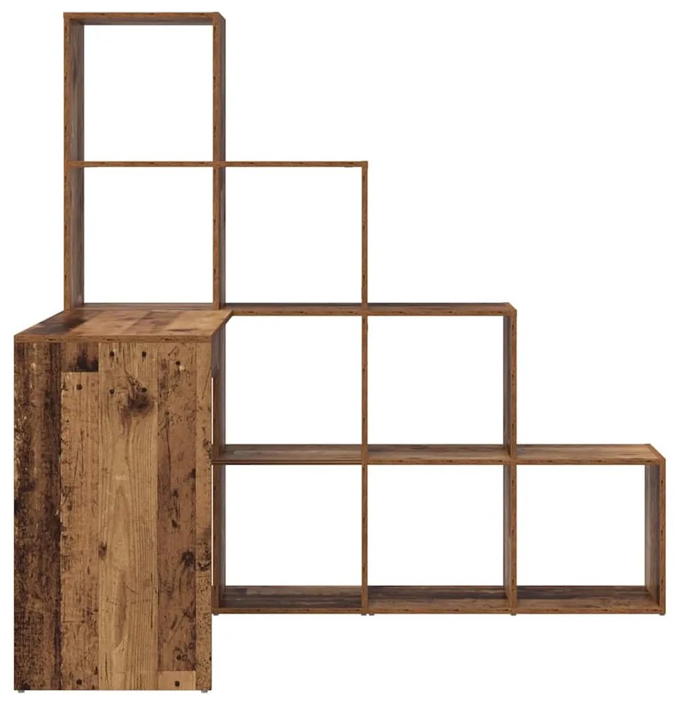 Sarokíróasztal Régi fa 101,5 x 149,5 x 149,5 cm Faanyag