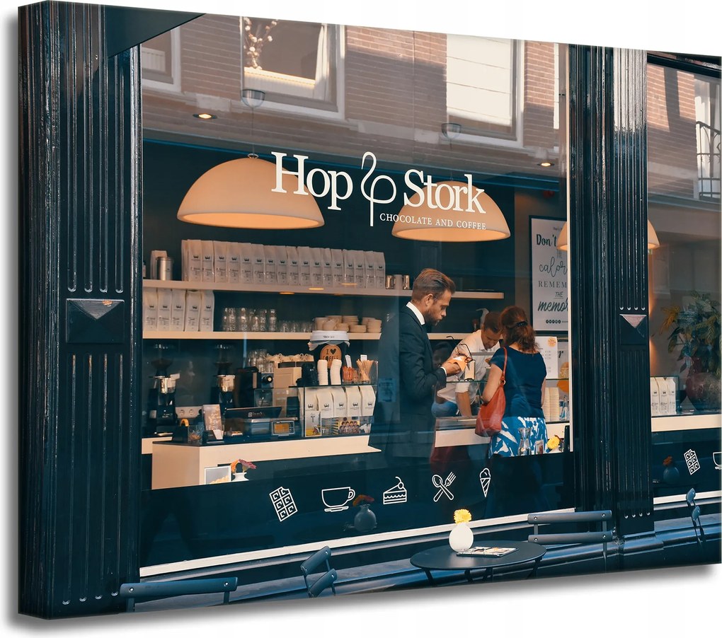 Vászonkép Építészet Kávézó 40x30 cm