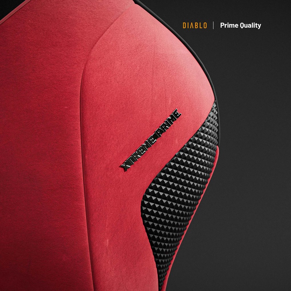 Gamer szék Normal Size, piros-fekete: Diablo X-One Prime Bloody Mary
