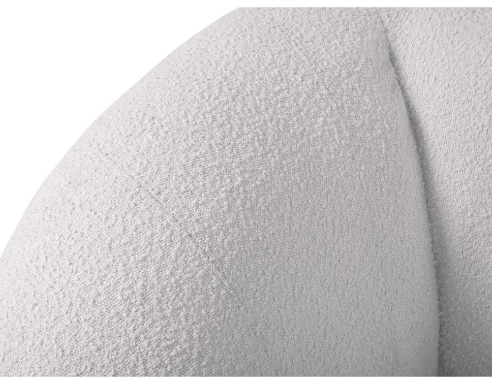 Világosszürke buklé kanapé 210 cm Essen – Cosmopolitan Design