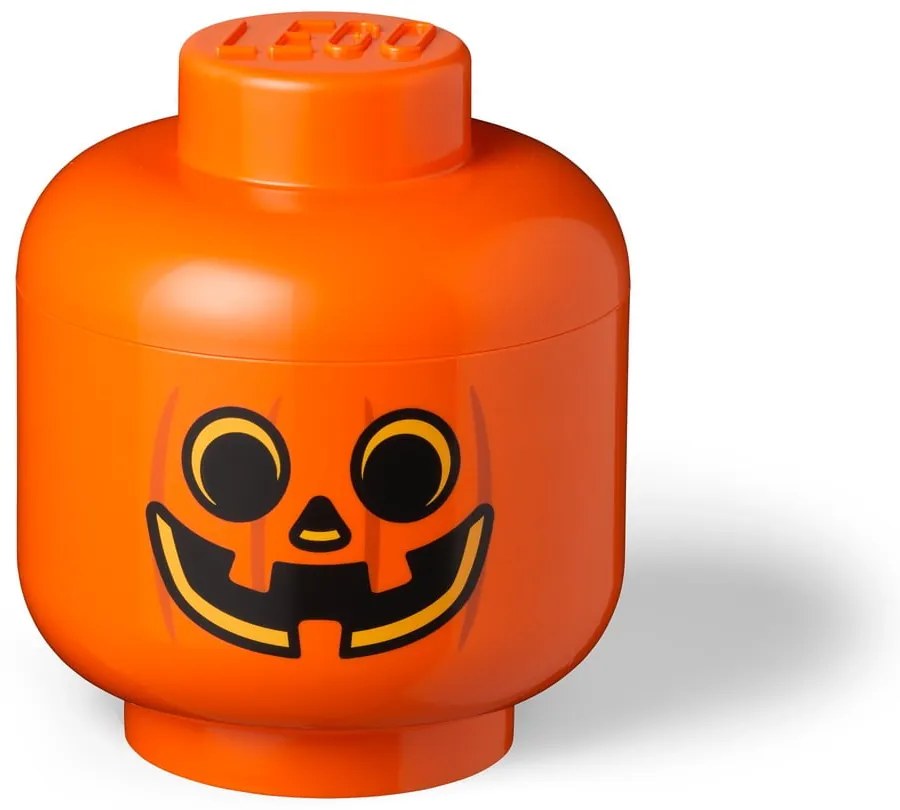 Pumpkin Head L narancssárga tárolódoboz - LEGO®