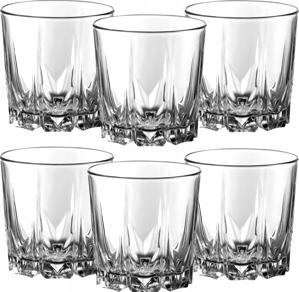 6 db-os whiskys pohár szett Karát 300 ml Pasabahc