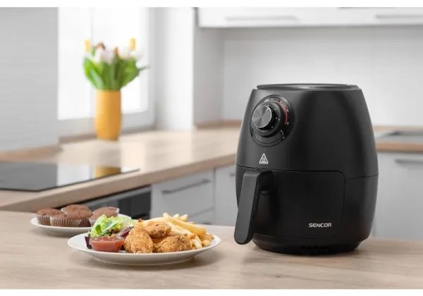 Sencor - Forró levegős sütő 3,5 l 1300W/230V fekete