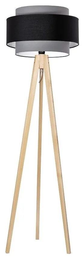 Állólámpa 1xE27/60W/230V szürke