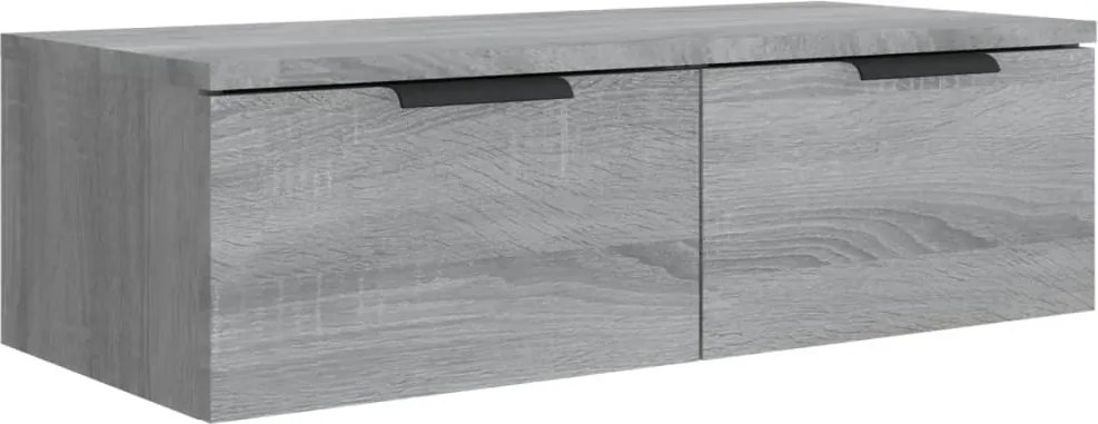 vidaXL szürke sonoma színű szerelt fa faliszekrény 68 x 30 x 20 cm