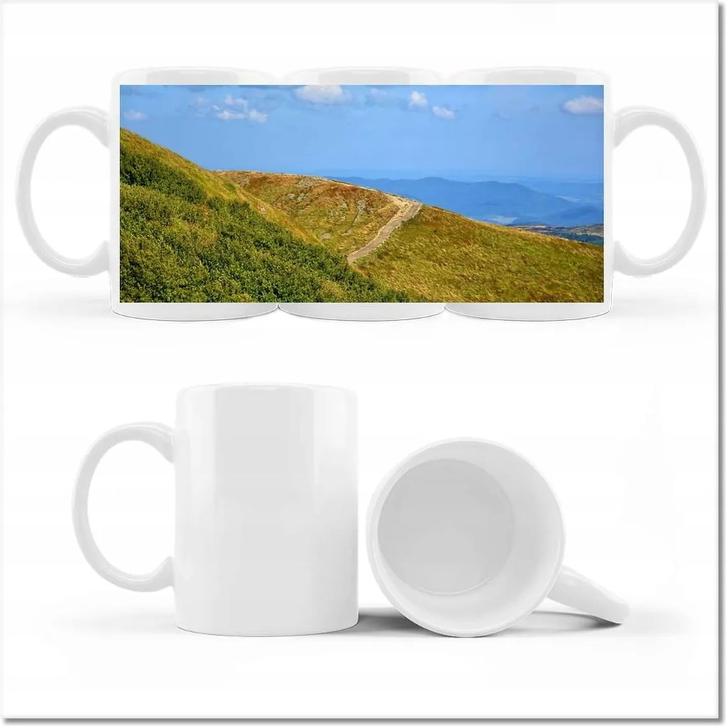 Bögre fényképpel Bieszczady