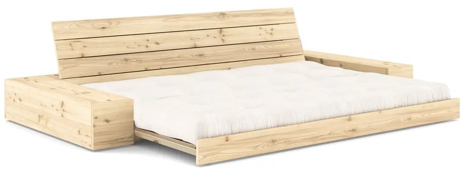 Krémszínű kinyitható kanapé 244 cm Base – Karup Design