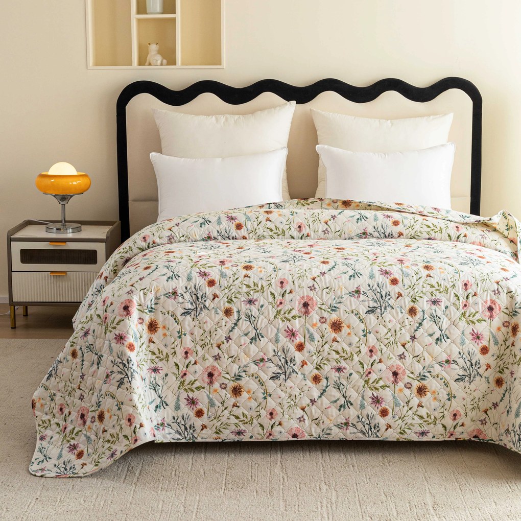 HERBALIS krémszínű ágytakaró Méret: 220 x 240 cm