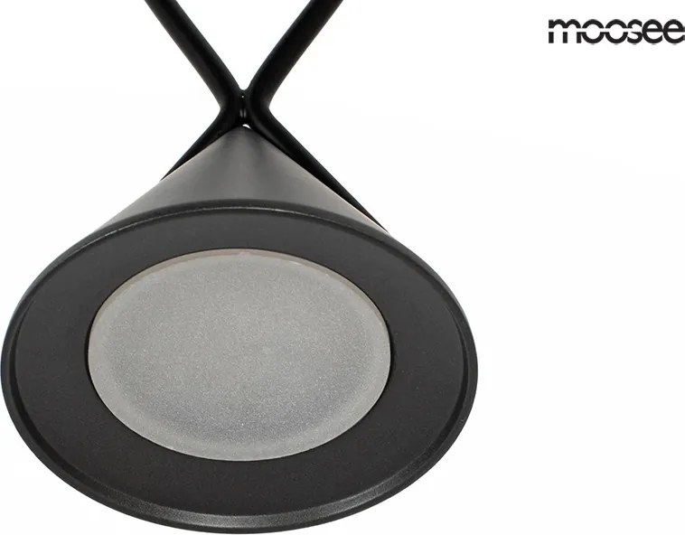 KING HOME MSE010100280 ATLAS Többágú Függesztett Lámpa Fekete LED IP20