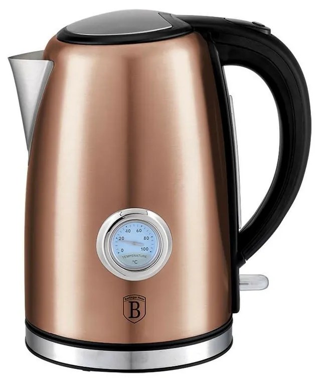 Berlinger Haus gyorsforraló termosztáttalRosegold Metallic Line, 1,7 l