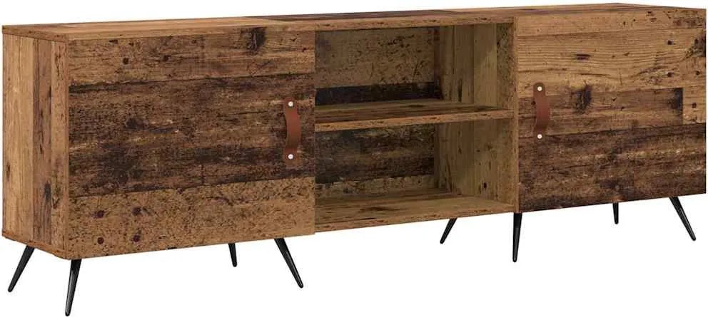 vidaXL TV szekrény Régi fa 150 x 30 x 50 cm Faanyag