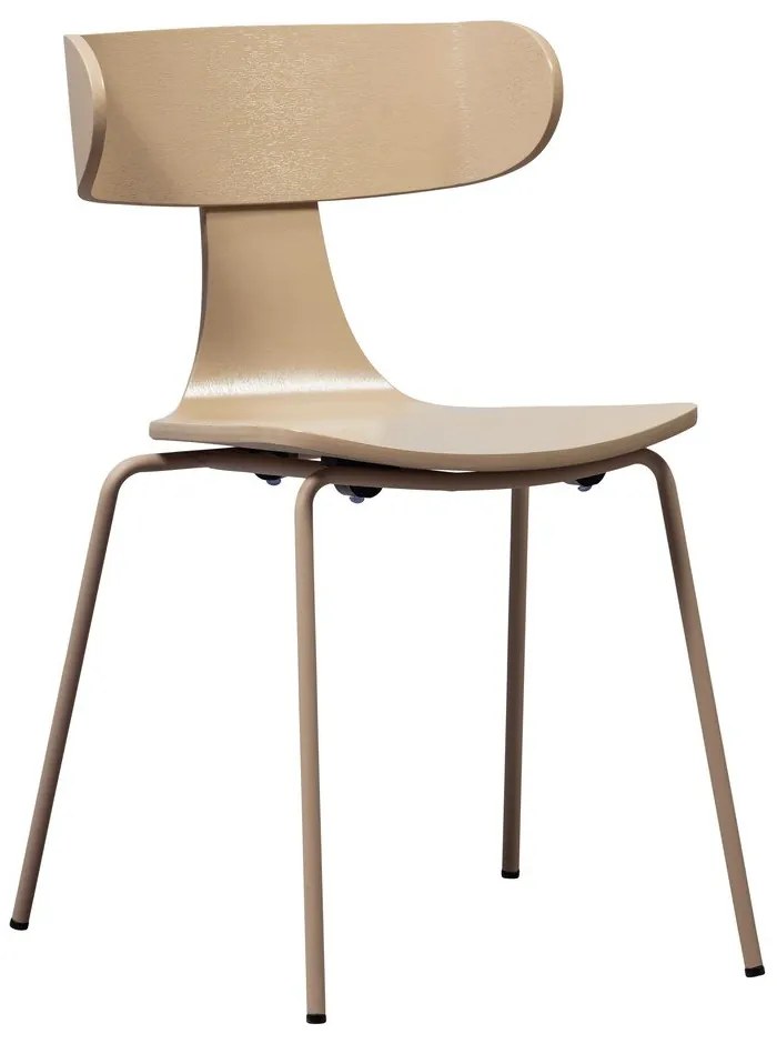 Natúr színű rakásolható étkezőszék kőrisfa dekorral Form – WOOOD