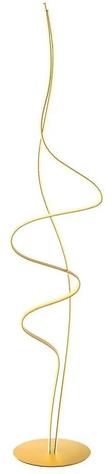 Redo 01-3625 - LED fényerőszabályozható állólámpa IMPULS LED/36W/230V arany