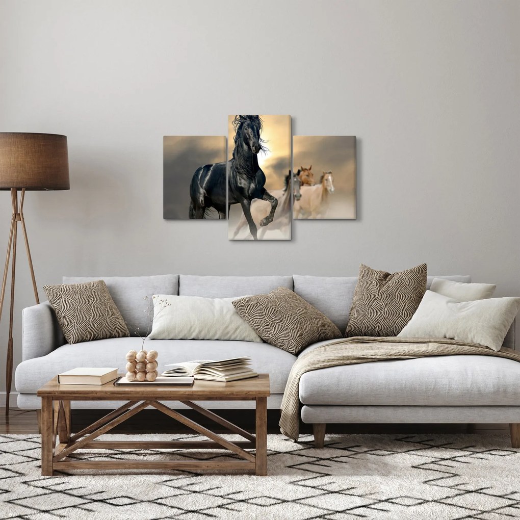 Kép - Lovak (90x60 cm)