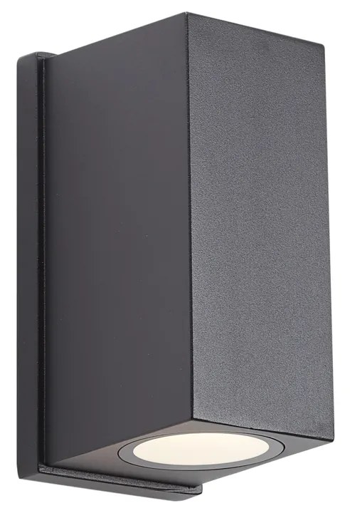 Fali lámpa fekete mágneses, LED-del, újratölthető - Baleno