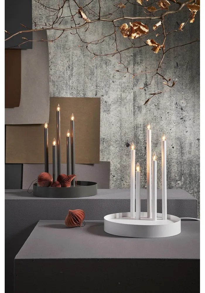 Fehér fénydekoráció ø 32 cm Deco – Star Trading