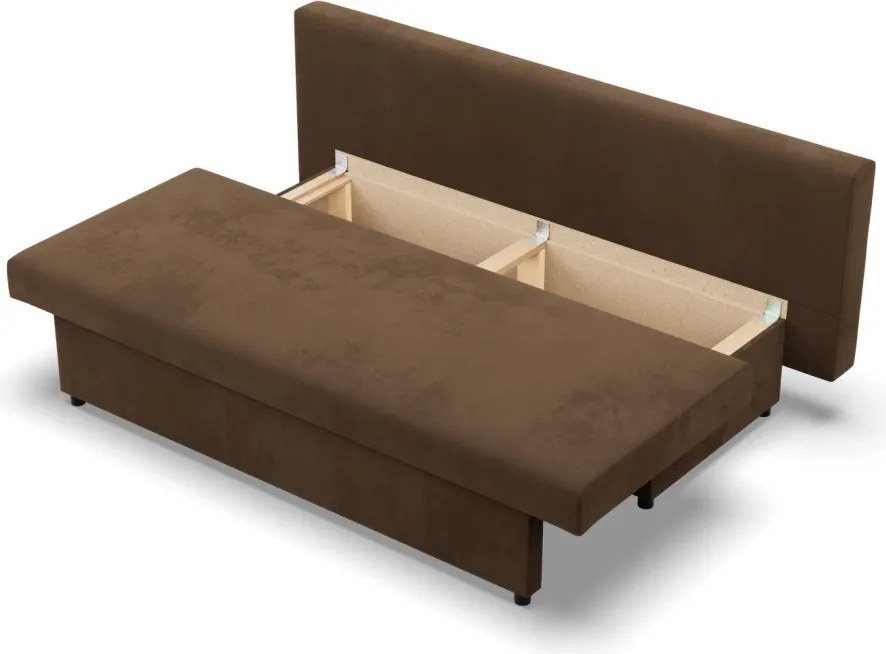 Sony kanapé, szövet anyag, bonell töltet, barna