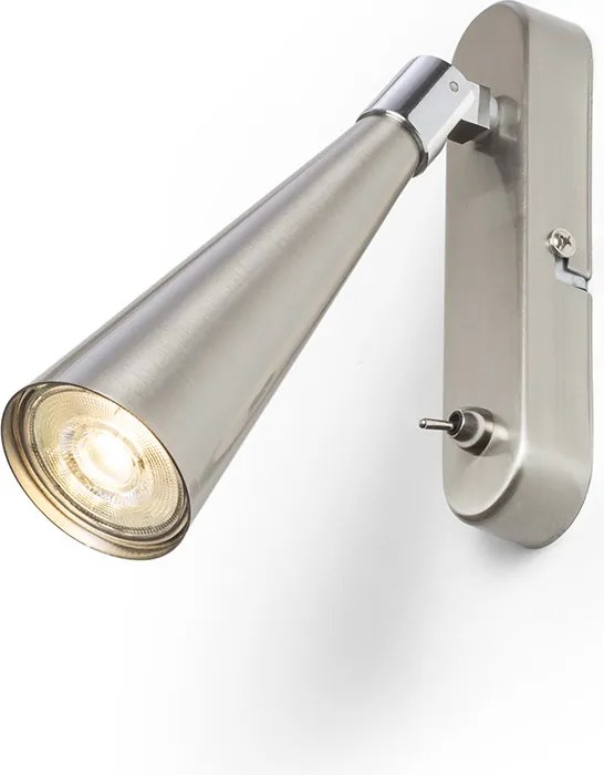 RENDL ALEXIS nástěnná matný nikl 230V LED GU10 5W