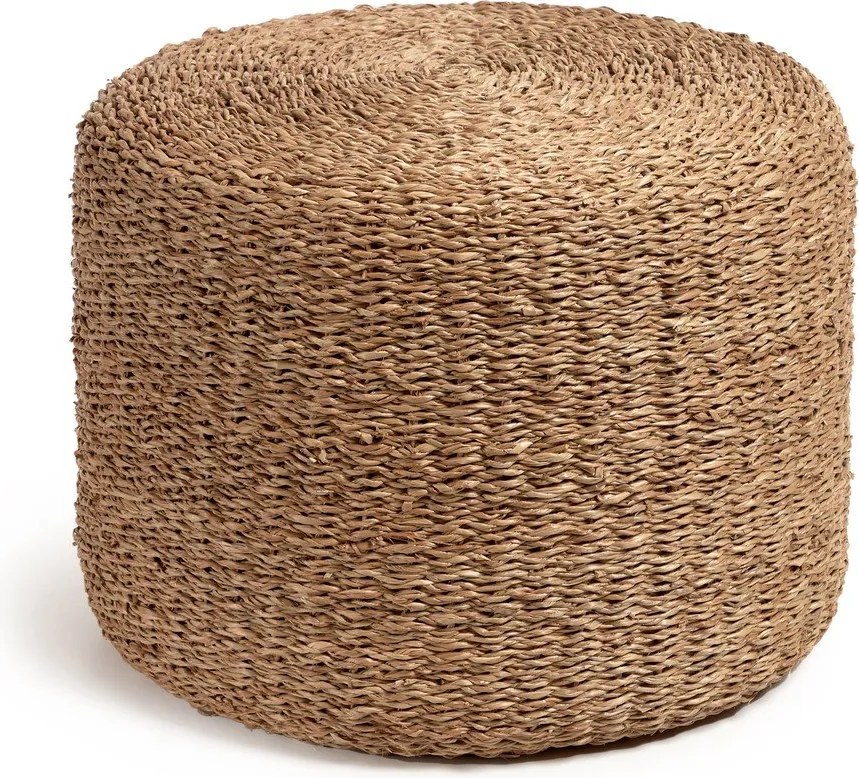 Natúr színű puff Someina – Kave Home