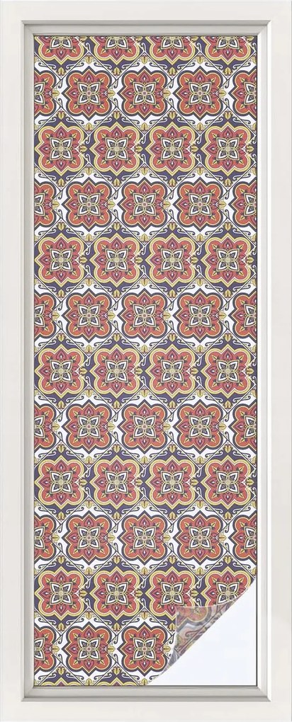 Tejfólia Ablak Védelem és Adatvédelem Virágos dísz 50x146