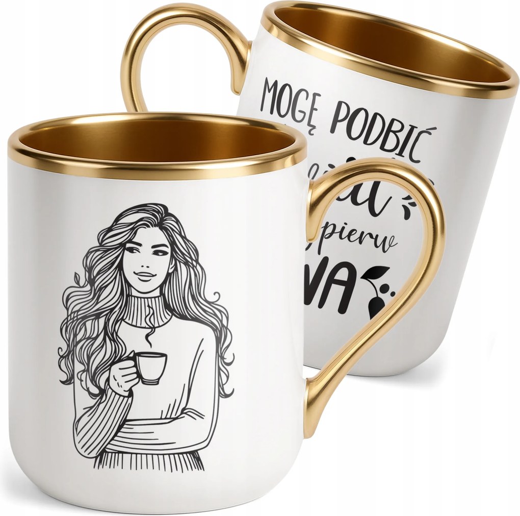 Prémium Bögre Arany Nőnap Vicces Ajándék Nőknek