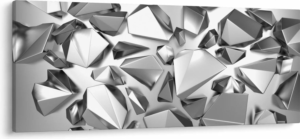 A 3D absztrakció képe (120x50 cm)