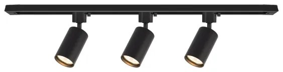 Sínrendszeres spotlámpa TIGER 3xGU10/10W/230V fekete