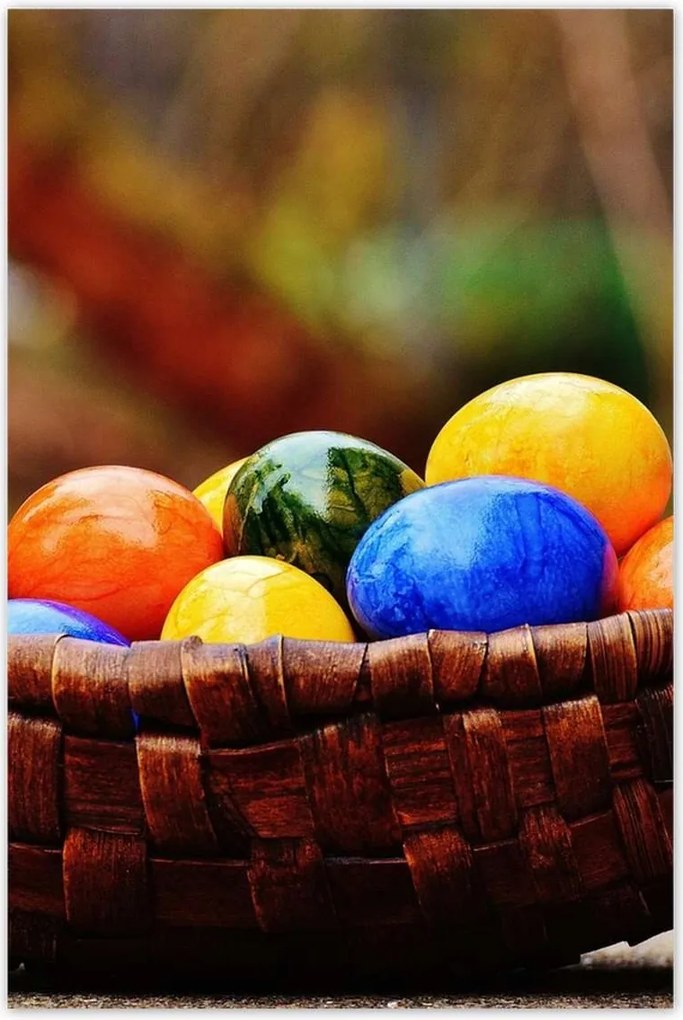 Poszterek 60x90 Húsvéti húsvéti tojások