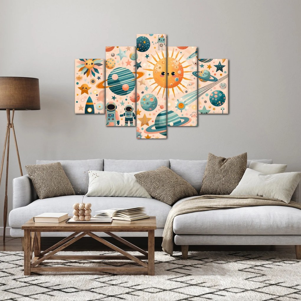 Kép - Darabok az űrből (150x105 cm)