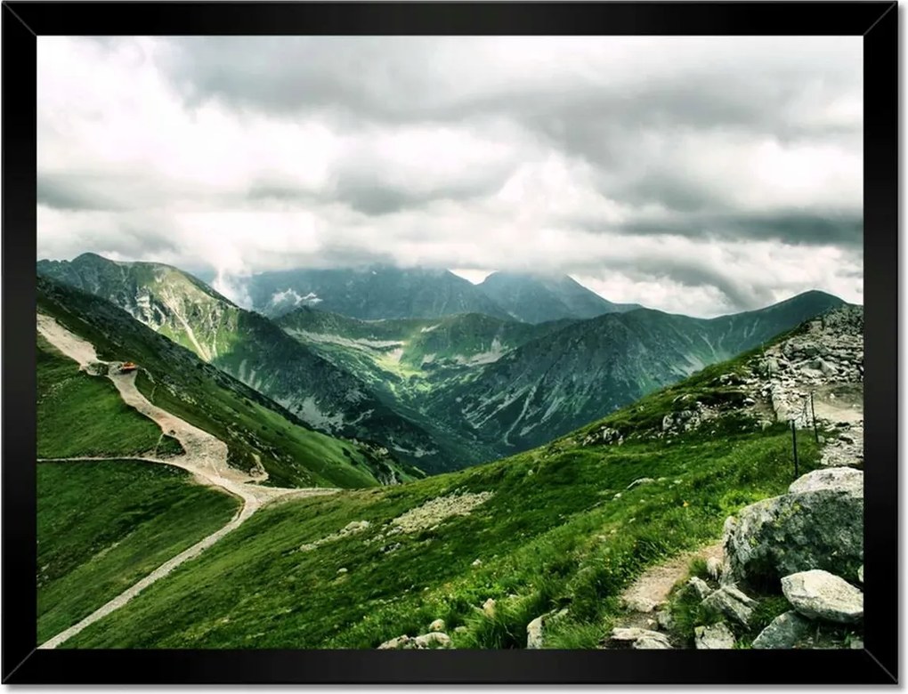 Poszterek keretben 40x30 Főgerinc a Tátrában