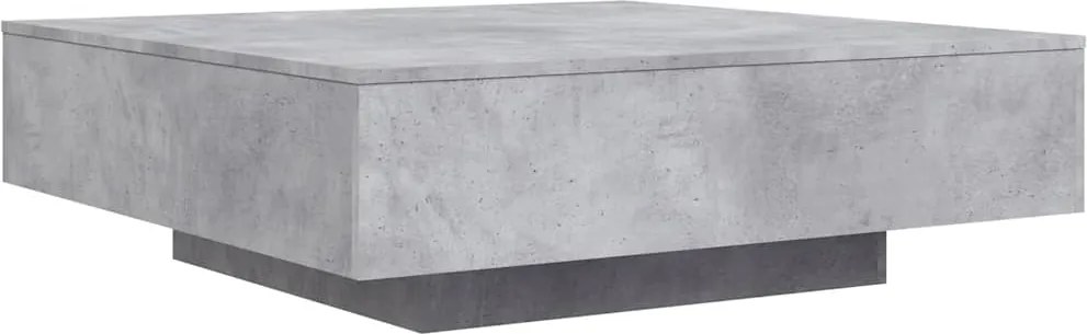 vidaXL betonszürke szerelt fa dohányzóasztal 100x100x31 cm