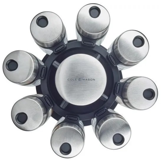 Cole&Mason - MASTER 9 részes forgatható fűszertartó állvány