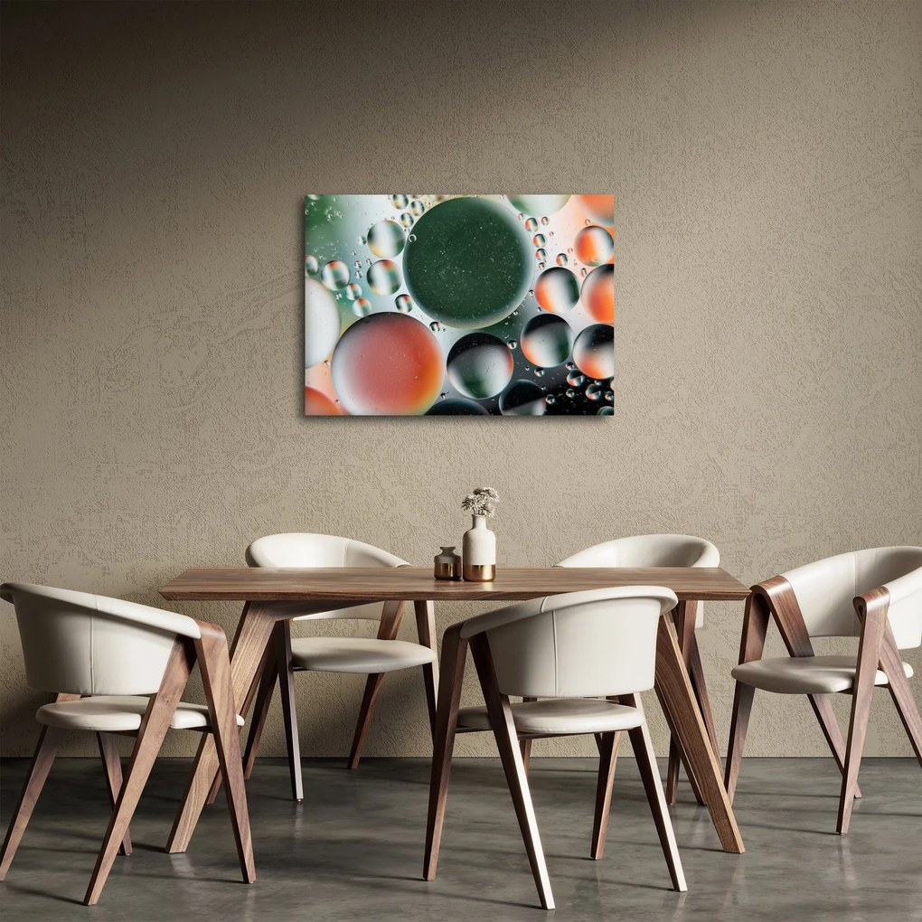 Absztrakt kép - buborékok (70x50 cm)