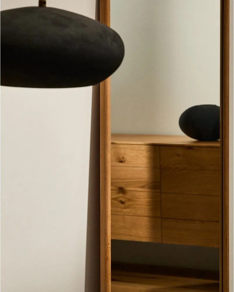 Fali tükör tömörfa kerettel 54x154 cm Milsa – Kave Home