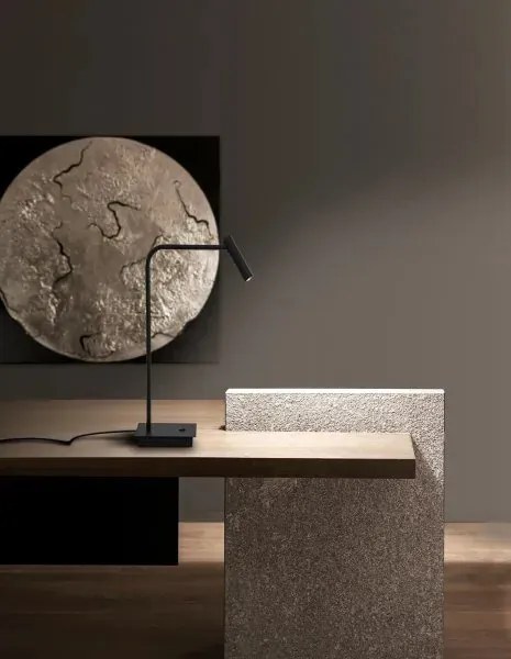 Íróasztali Lámpa Fekete SICILY NOVA LUCE 7140182