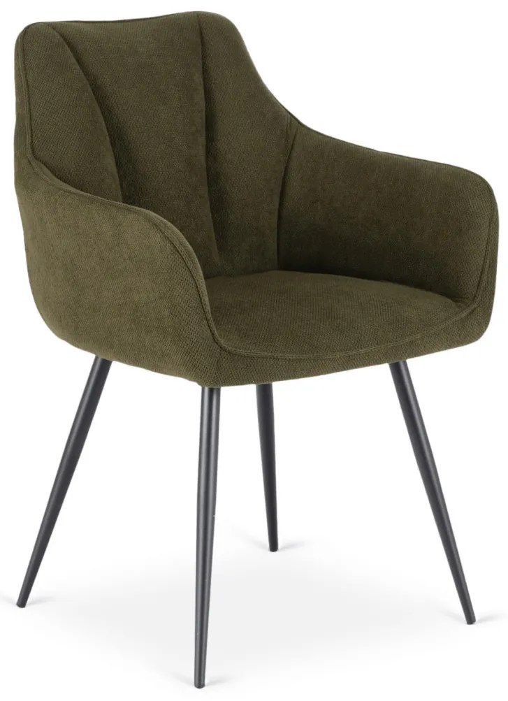 Elegáns Étkezőszék Zöld Színben. NAWARA