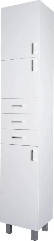 Viva STYLE fürdőszobai ÁLLÓSZEKRÉNY 192 magas POLCOS - BALOS - 35 x 33 x 192 cm