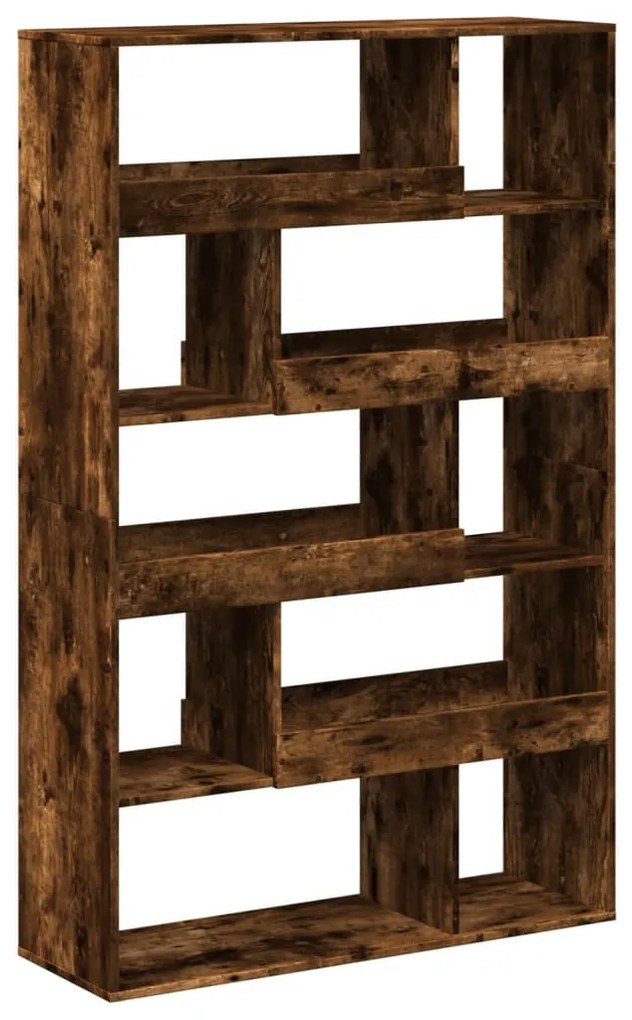 füstös tölgy színű szerelt fa térelválasztó 100 x 33 x 156,5 cm