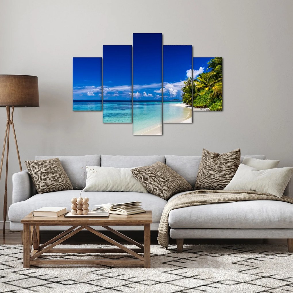 Egy trópusi tengerpart képe (150x105 cm)