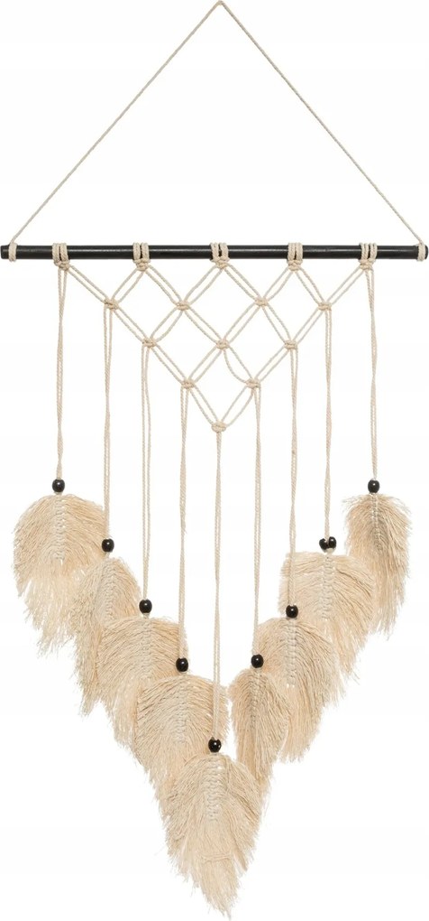 Fali dekoráció Makramé felakasztható Boho 95 CM kézműves dekoráció