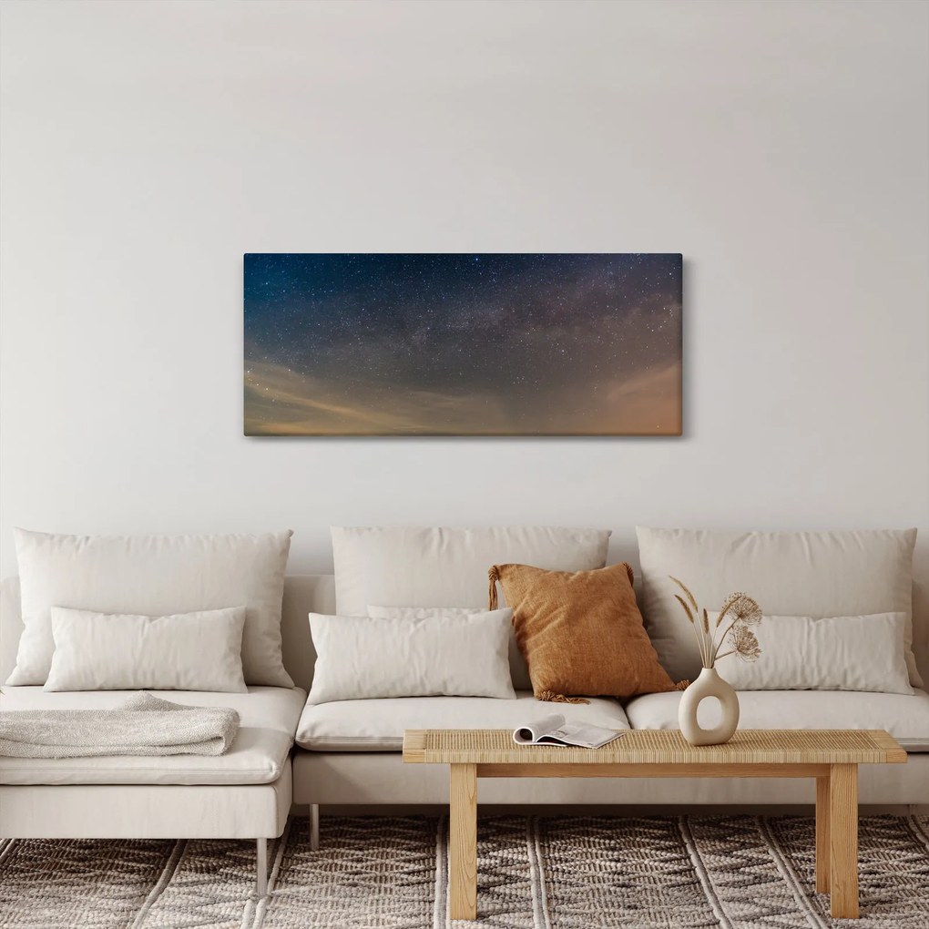 Éjszakai égbolt képe (120x50 cm)