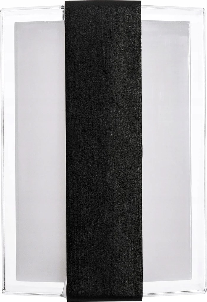 Led fali lámpa 12W IP65 Homlokzati Fekete Modern Kerti