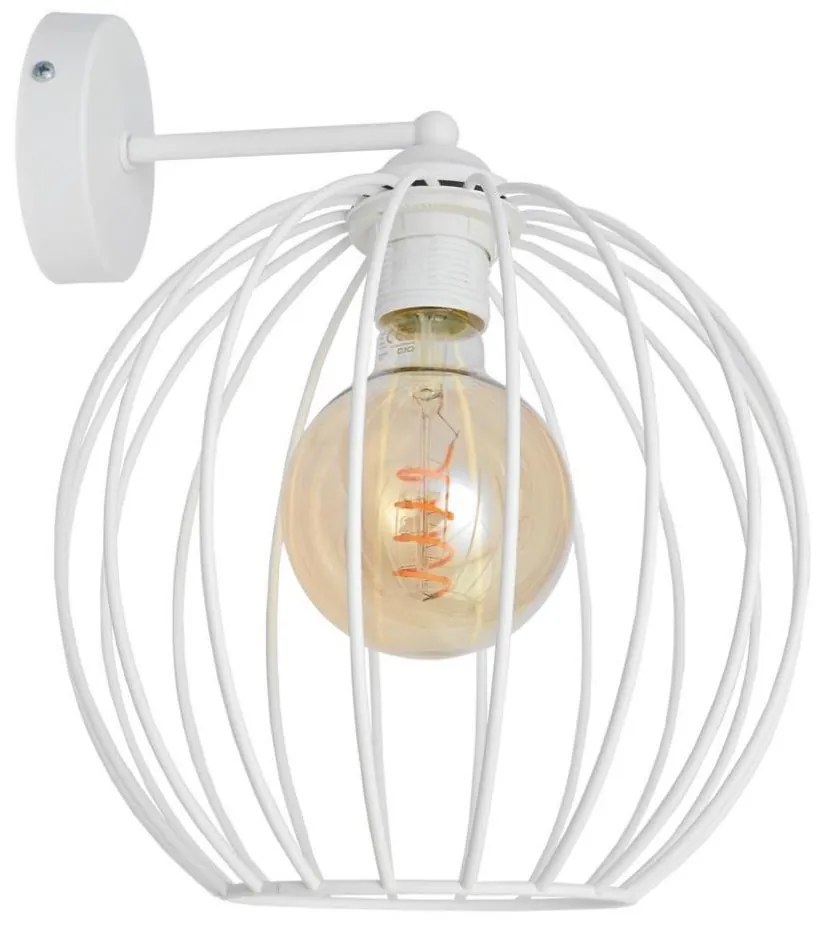 Helam Fali lámpa MERCURE 1xE27/15W/230V fehér KK-1388/1 WT