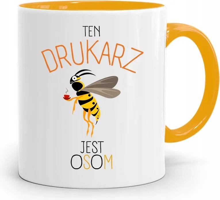 Nyomtatónak Sárga Bögre Születésnapi Ajándék fényképes nyomtatással